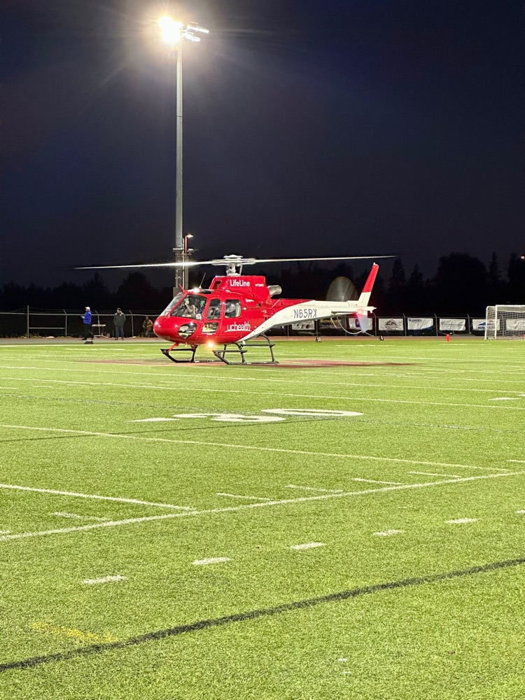 CMHS Homecoming Football 2023 in the books...game ball delivered via helicopter, robust crowd, incredible cheer team, awesome band, and royalty crowned!