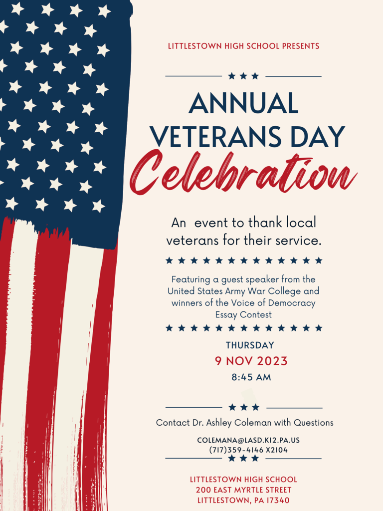 LHS Presents: Annual Veterans Day Celebration