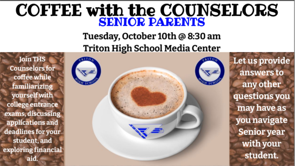 Coffee with Counselors Reminder