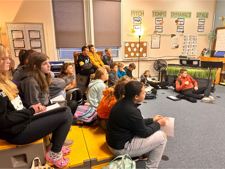 students in a classroom