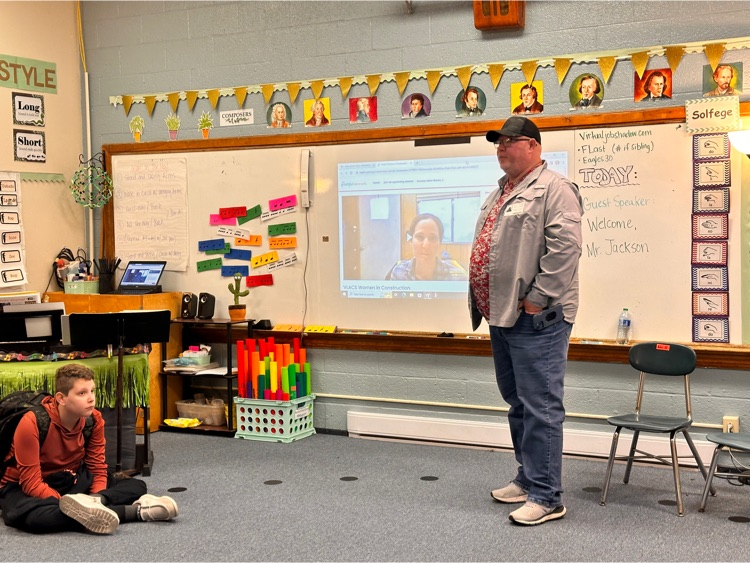 teacher in a classroom