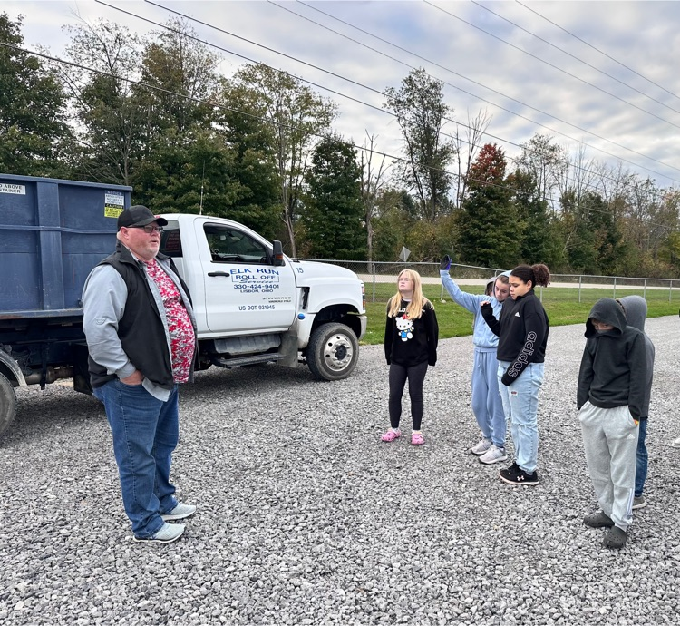 students outside