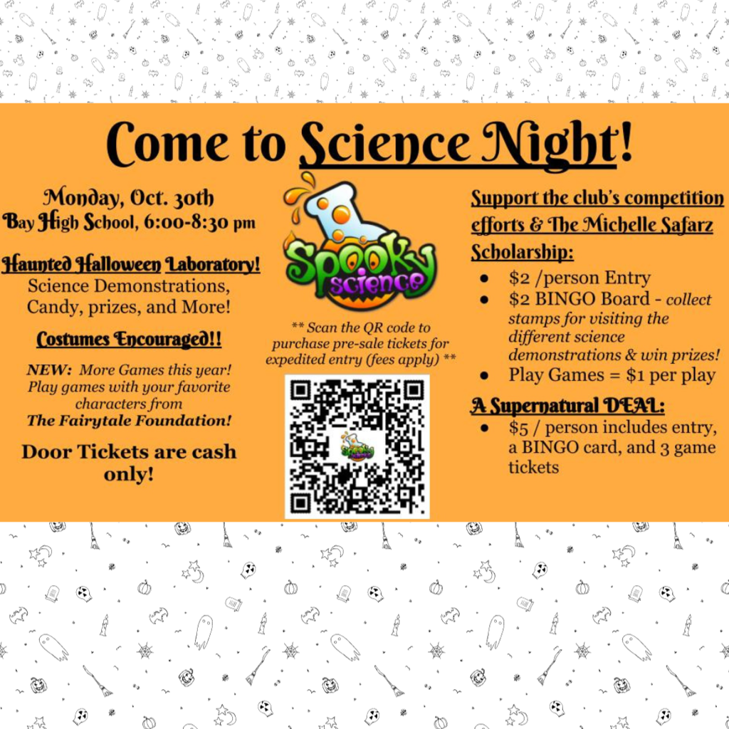 Science Night flyer