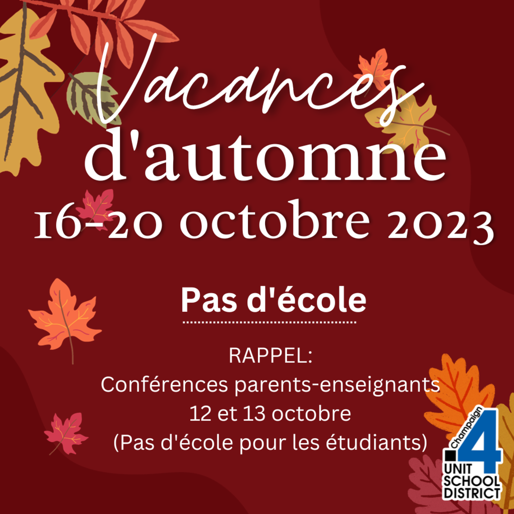 Fall Break French