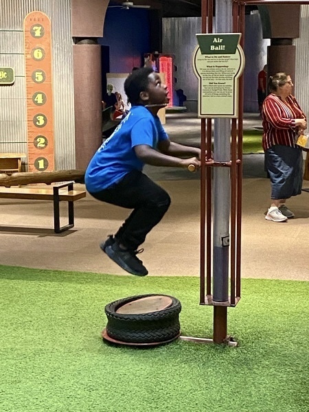 Students at the Science Museum