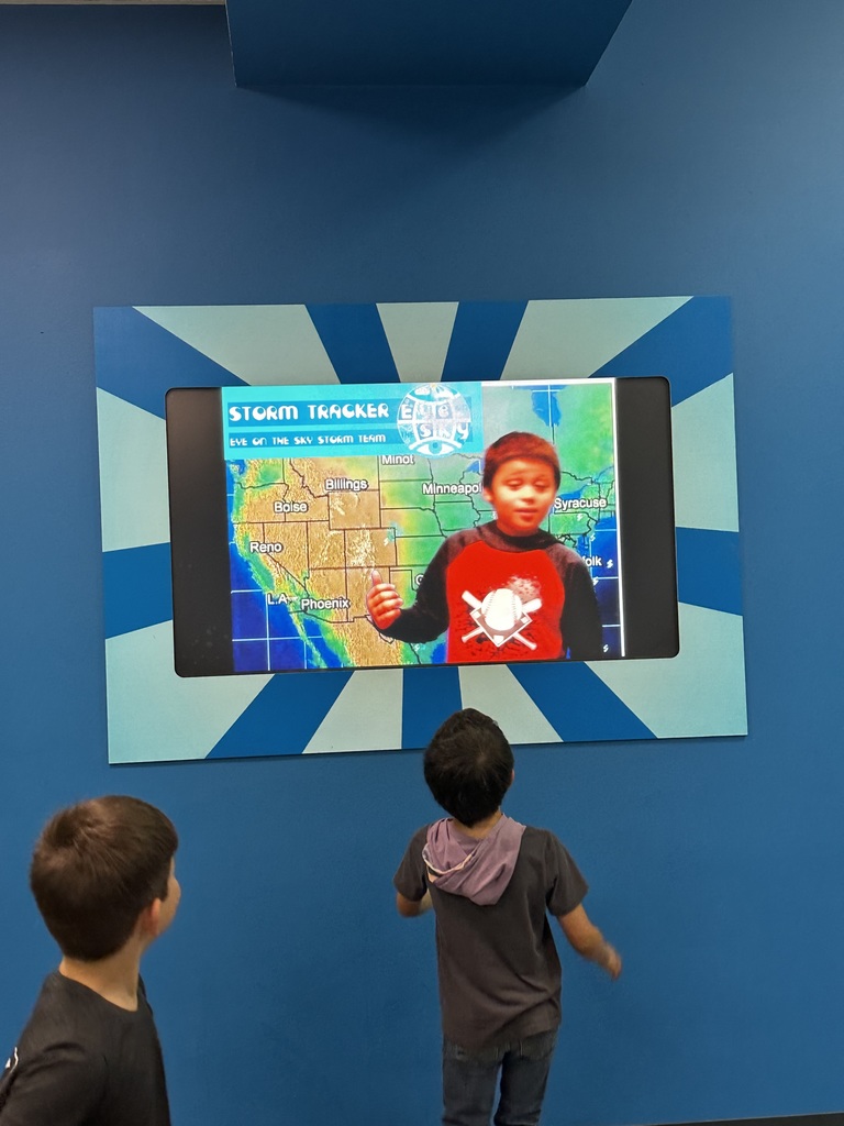 Students at the Science Museum