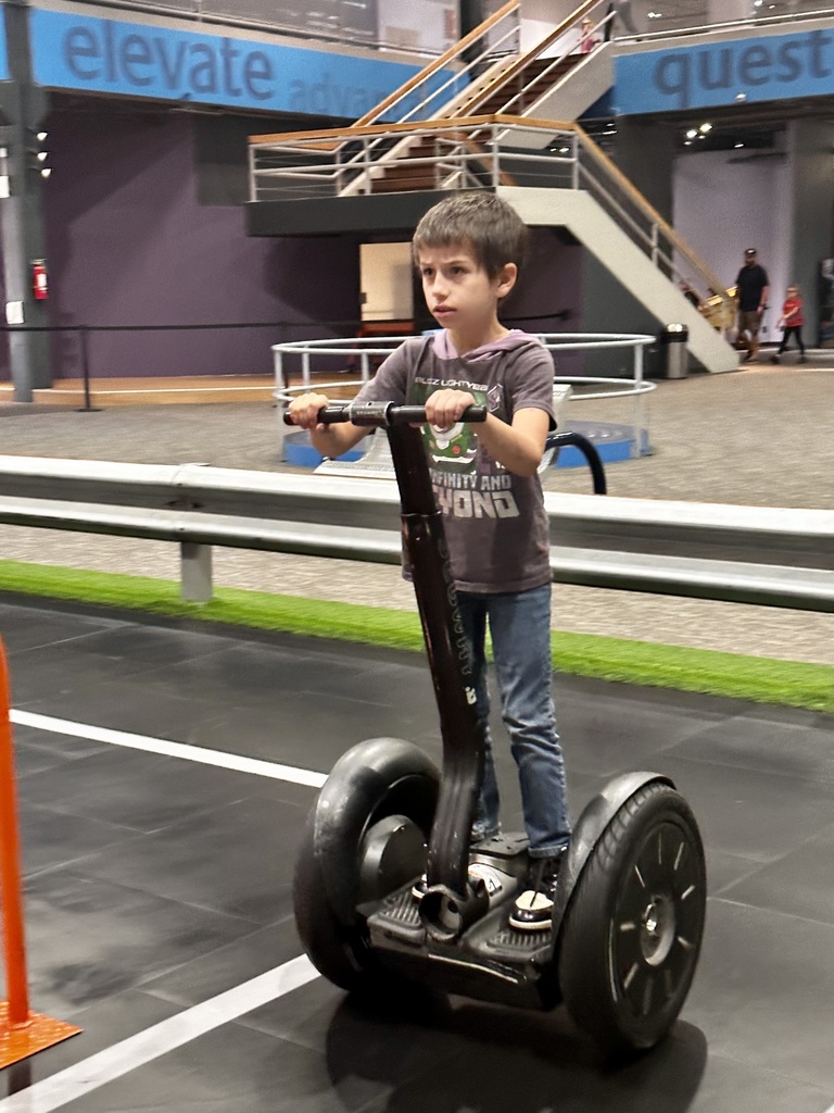 Students at the Science Museum