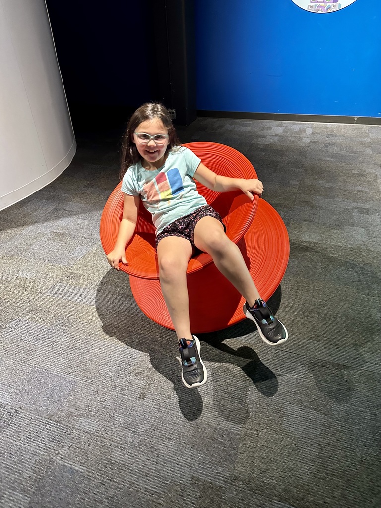 Students at the Science Museum