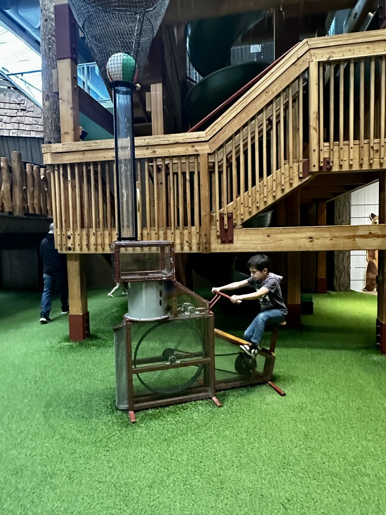 Students at the Science Museum