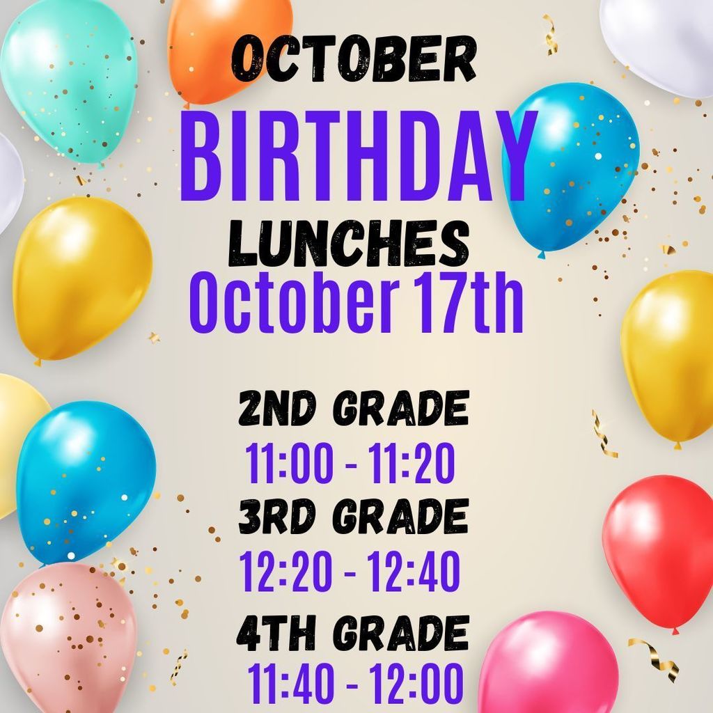 October Birthday Lunches