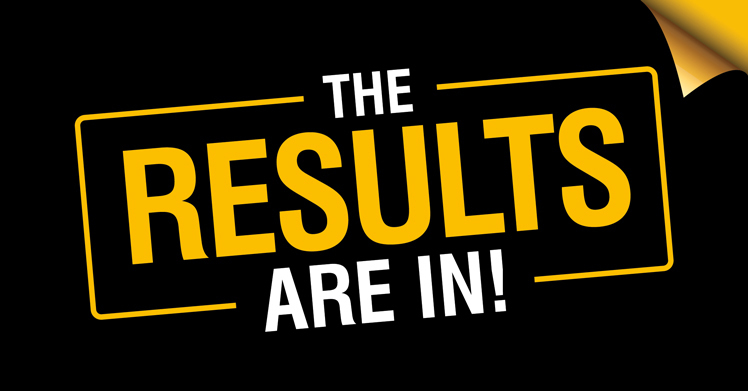 The Results Are In!