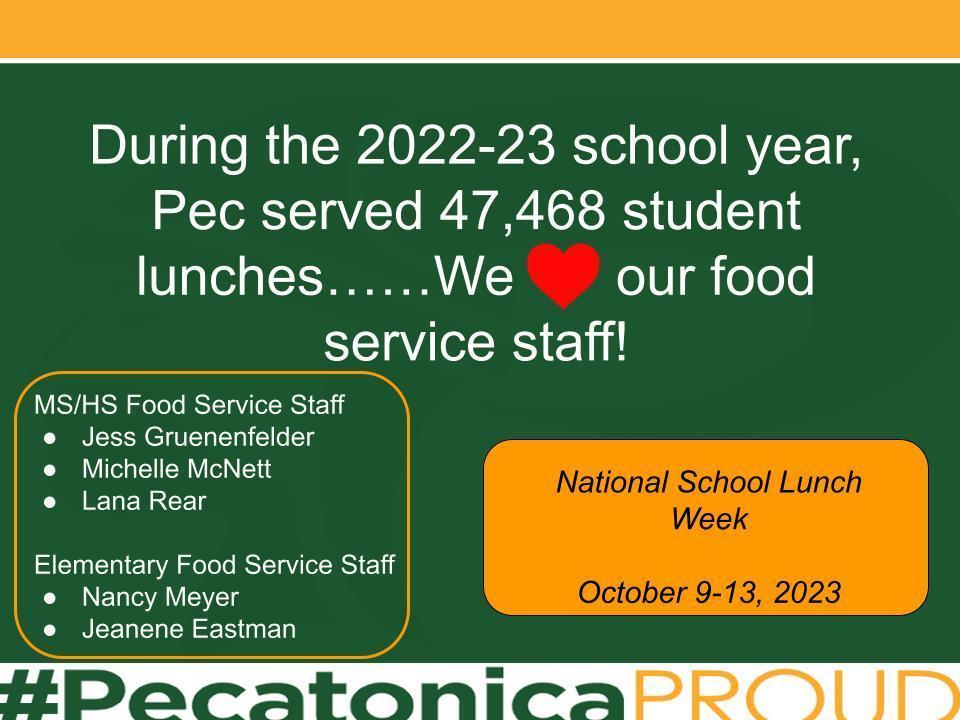 National School Lunch Week