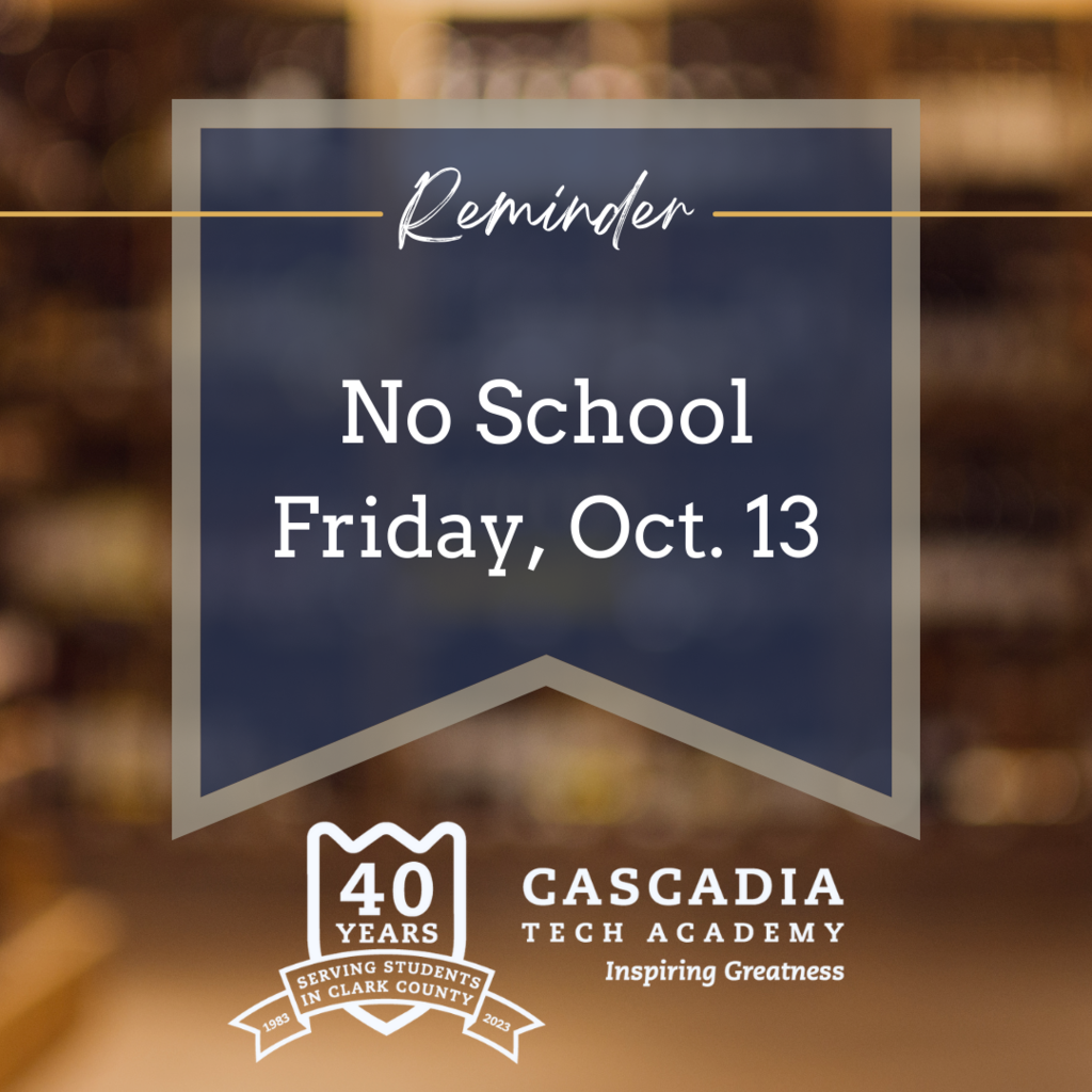 no school Friday, Oct 13