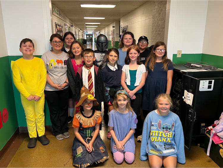 kids and teacher