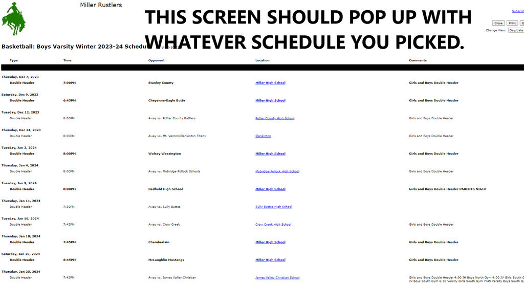 Live Feed Miller School District