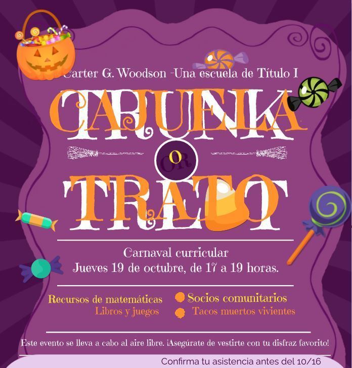 Trunk or Treating in Spanish