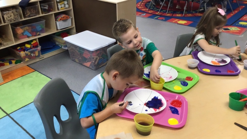 Painting in preschool