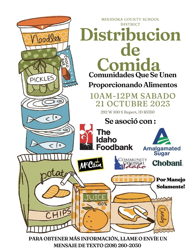 October 21 Food Distribution - Spanish