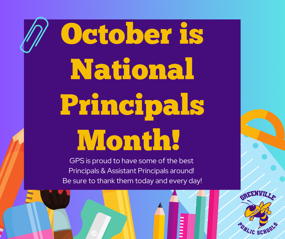 October is National Principals Month!