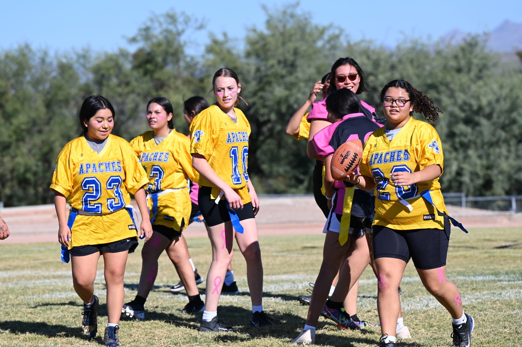 FTHS:  Check out the pics from some of the homecoming activities.  Powder Puff Football, Pep Assembly & Parade! 