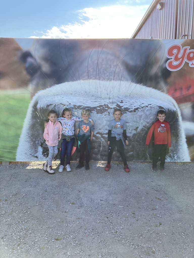 Nevin Coppock students at Youngs Dairy.