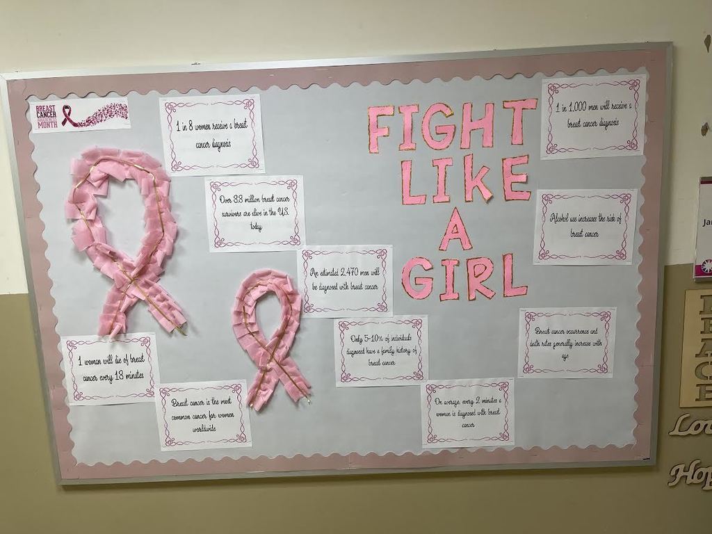 In October we wear Pink!!!!!