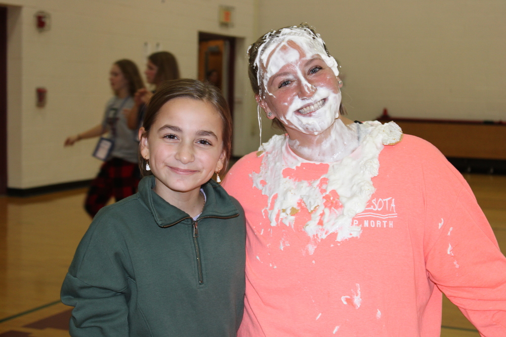 principal with pie in face