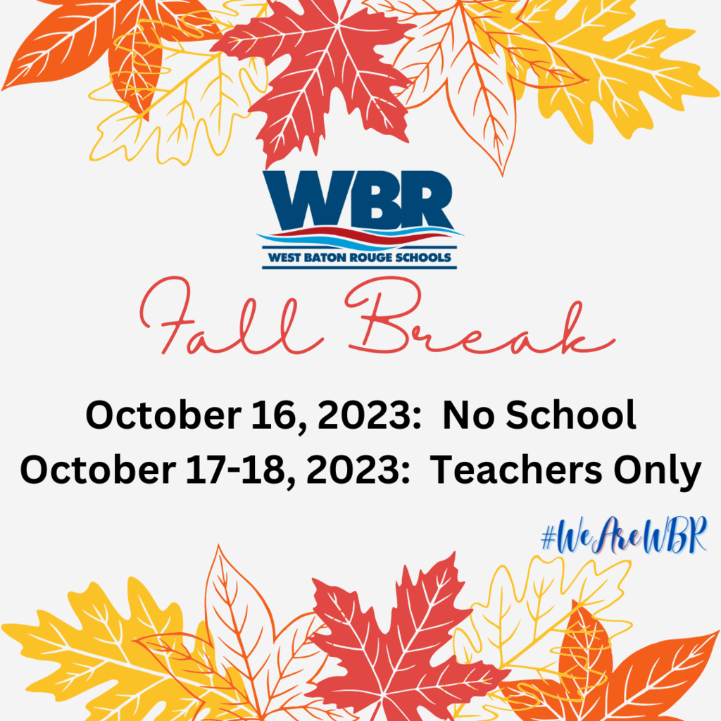 Fall Break Announcement