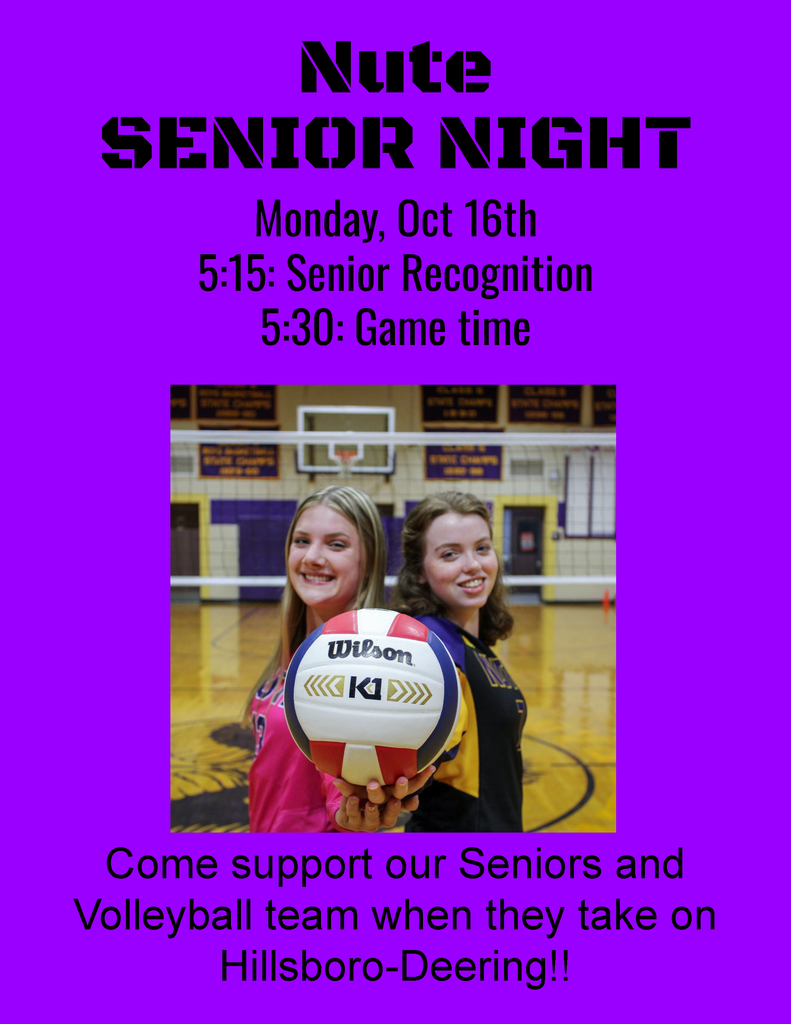 Senior Night Flyer