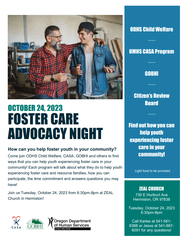 Foster Care Advocacy Night