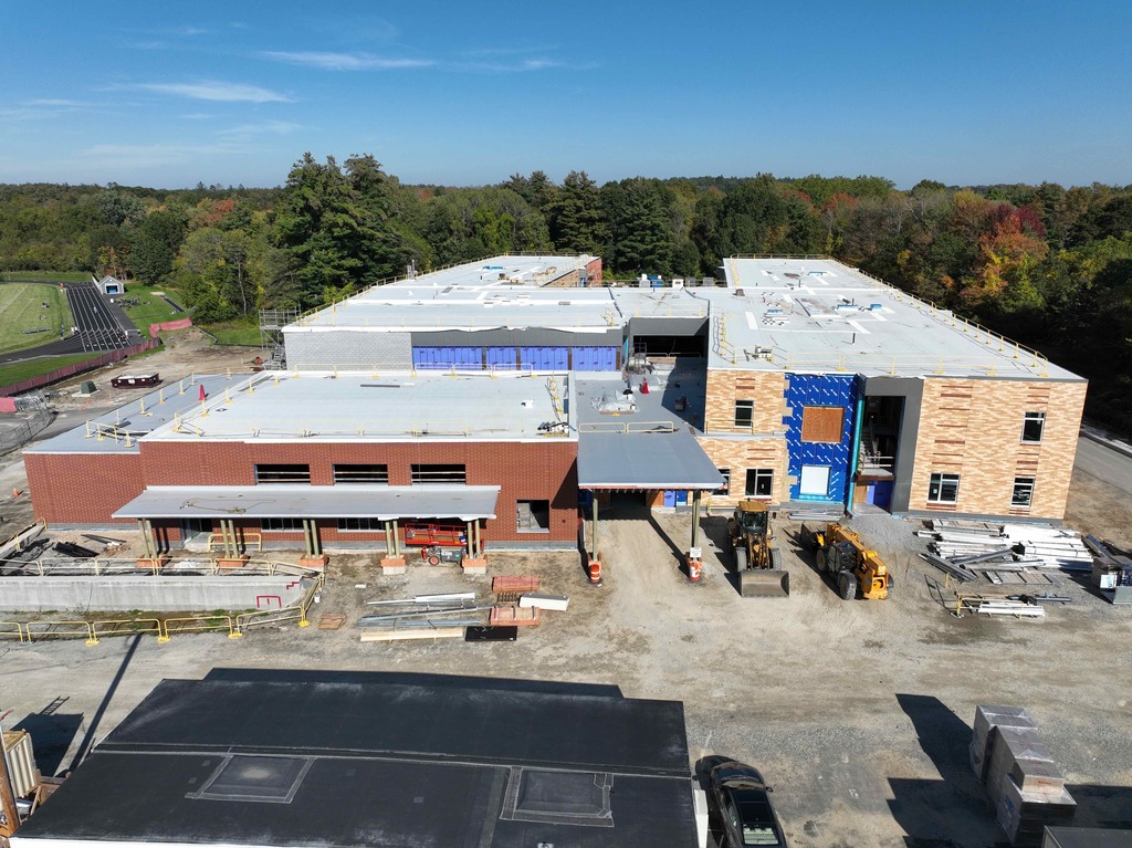 aerial photo of new florence roche