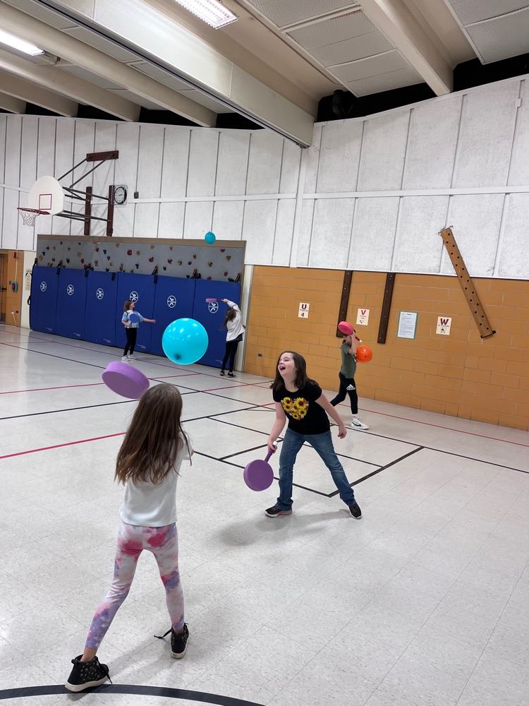 Students are hard at work honing their striking skills in P.E. this week!