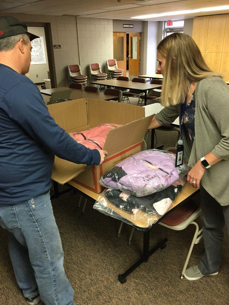 Big THANK YOU to the North Platte Professional Firefighters Local 831for including ESU 16 schools in Operation Warm! Our School Social Worker and School Counselors will be busy getting these coats out to kids!