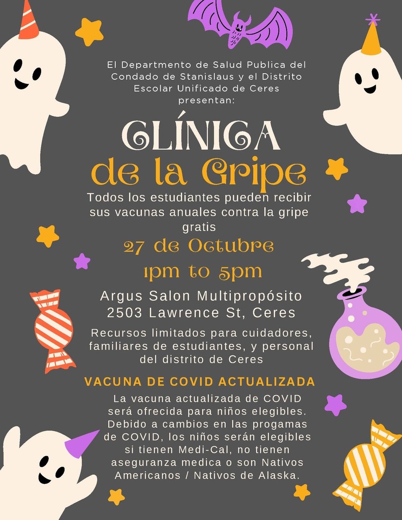 Flu Clinic Flyer Spanish