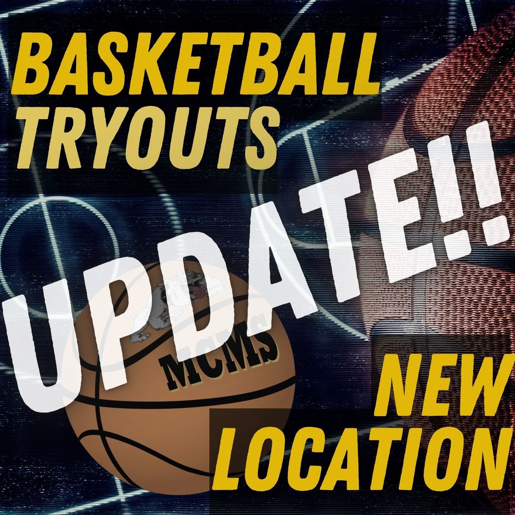 basketball tryouts update - new location