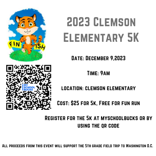 Clemson Elementary 5K