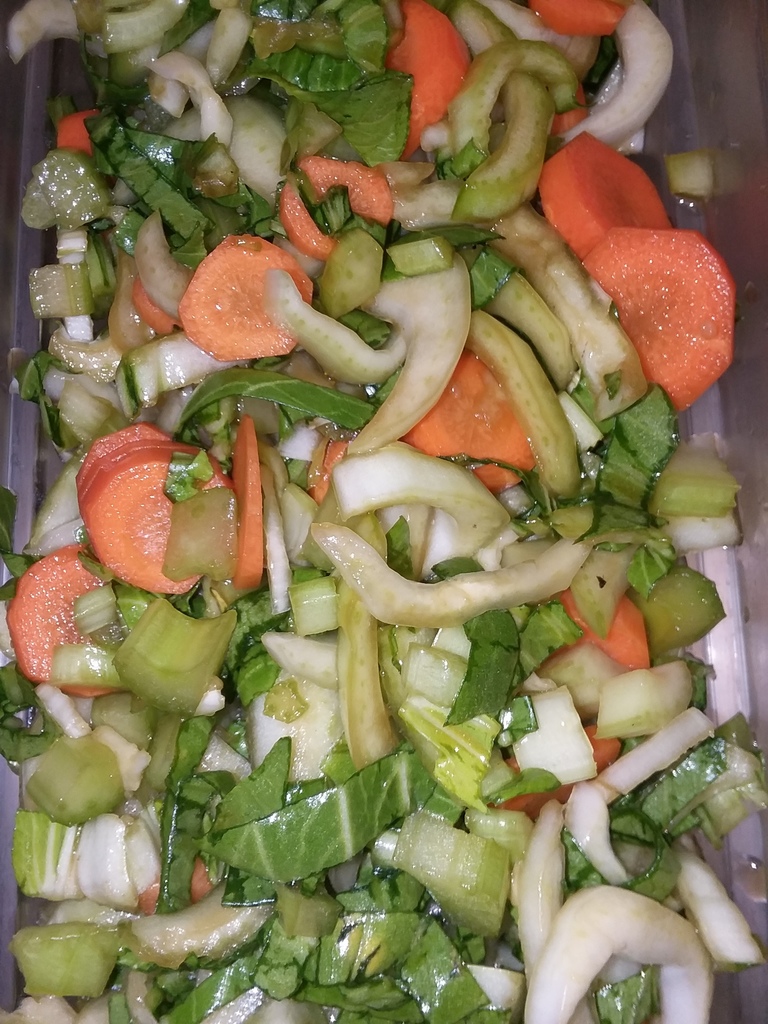 photo of bok choy salad