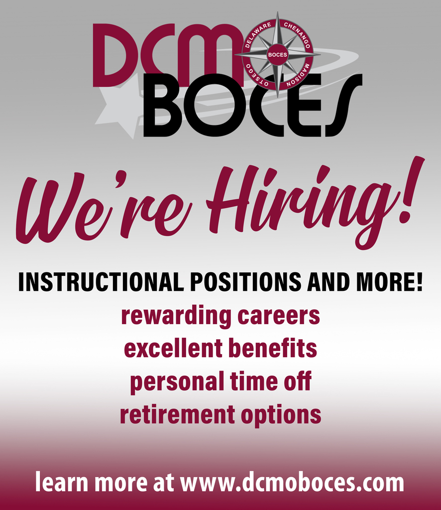 DCMO BOCES - we're hiring!