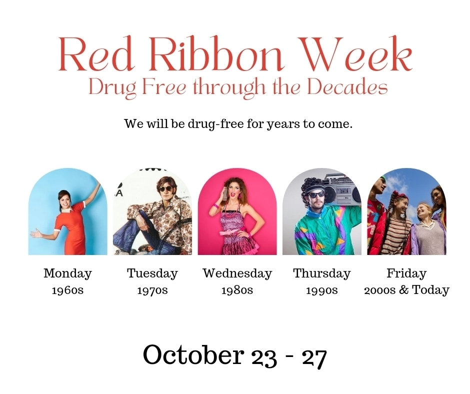 Red Ribbon Week themes from middle school
