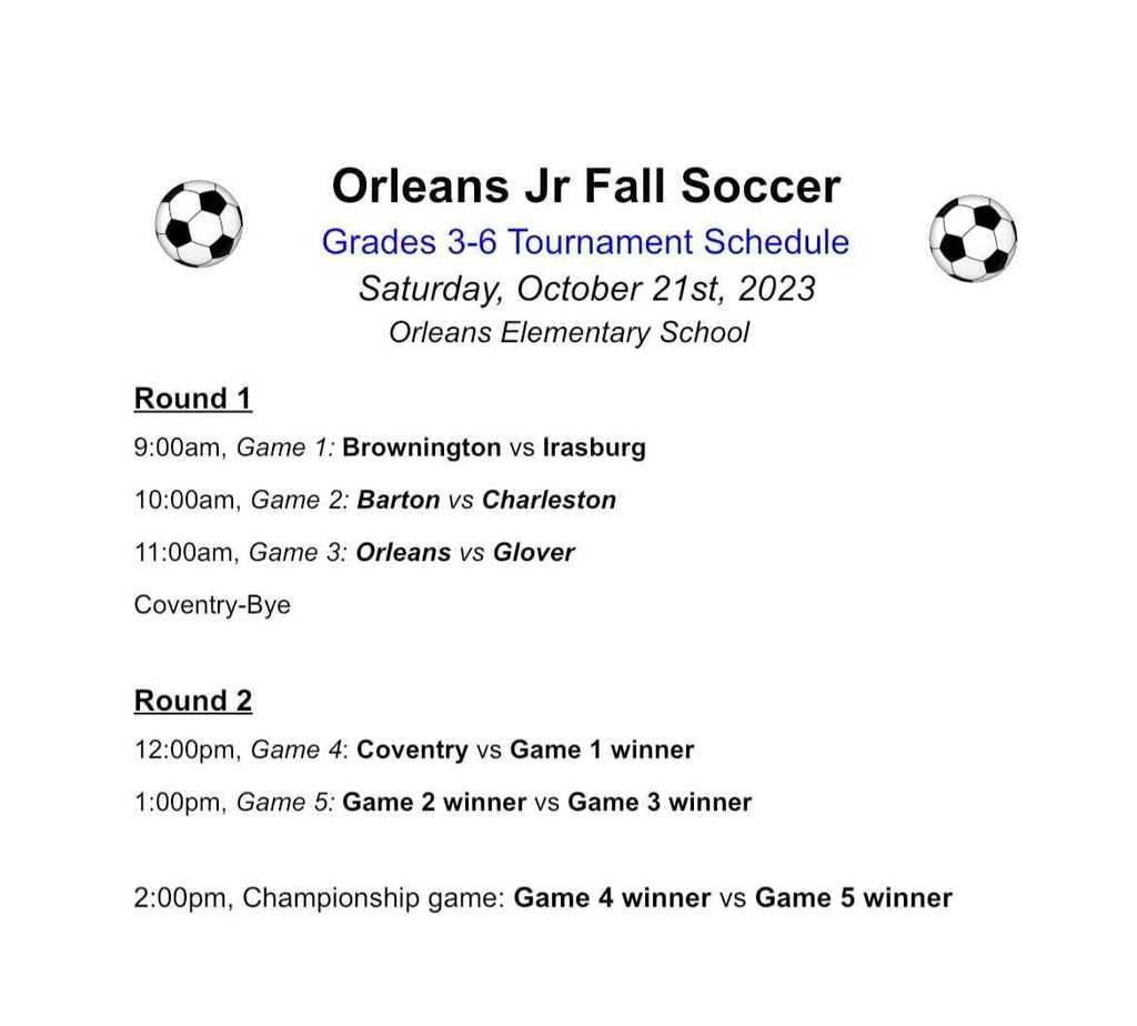 Schedule