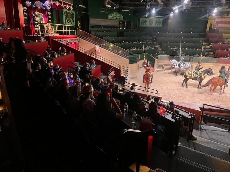 Knights at a Medieval Times joust