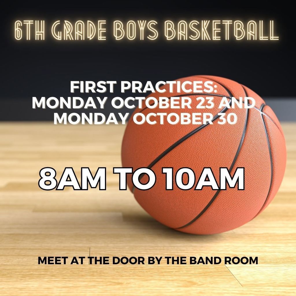 6th Grade Boys Basketball Practices