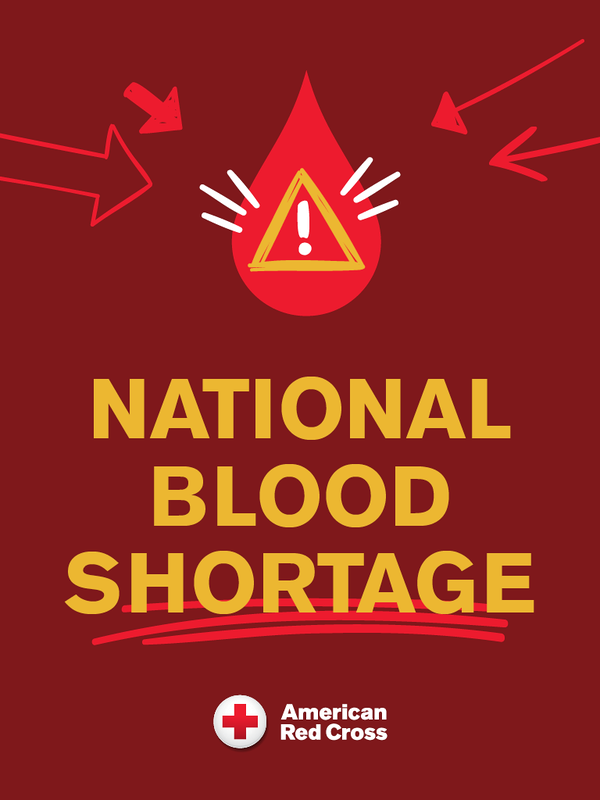 National Blood Shortage Announcement