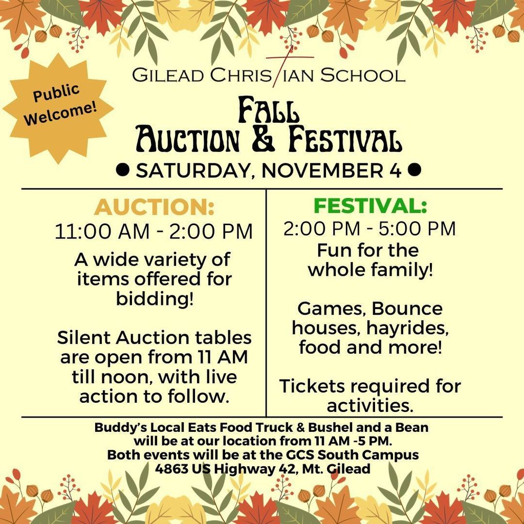 Fall auction and festival