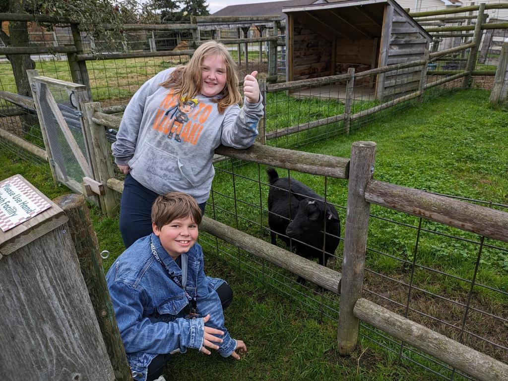 Anderson and Girls Field Trip