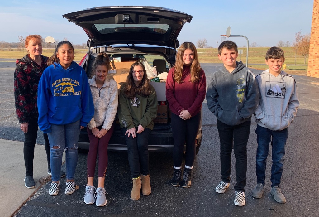 Student Council Food Drive - November 2019