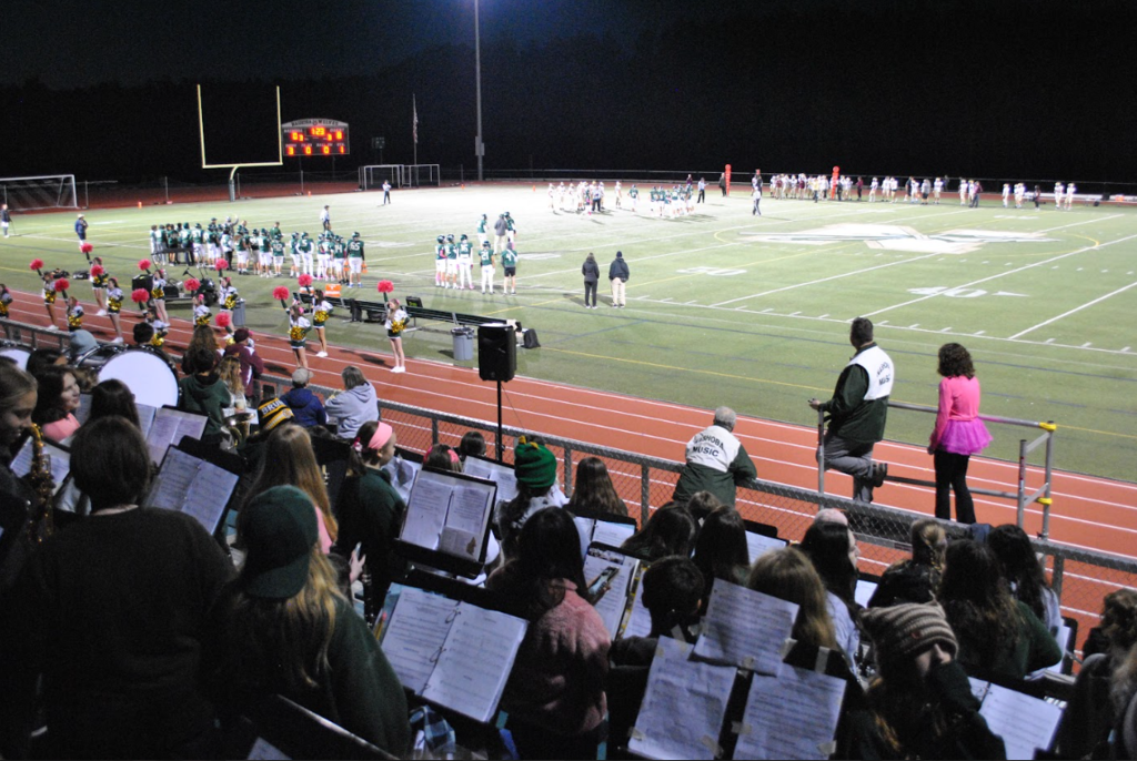 NRHS Pep Band and football game