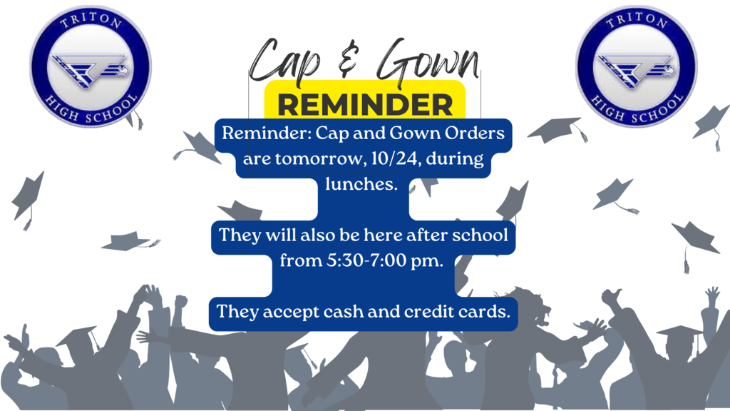 Cap and Gown Reminder