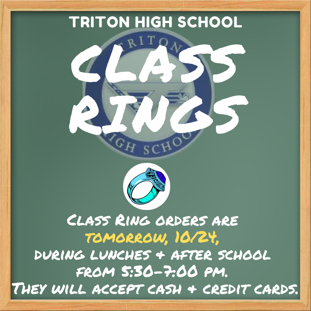 Class Ring Order Information: