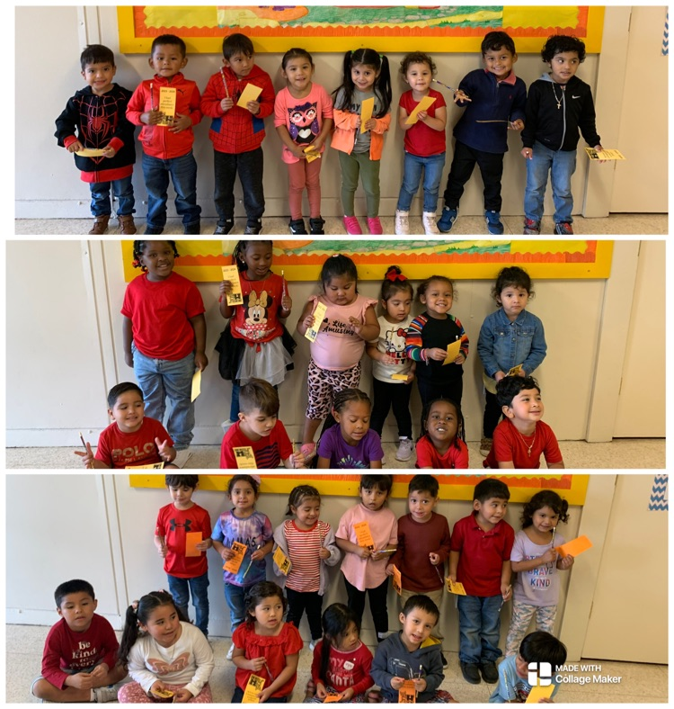 children holding award